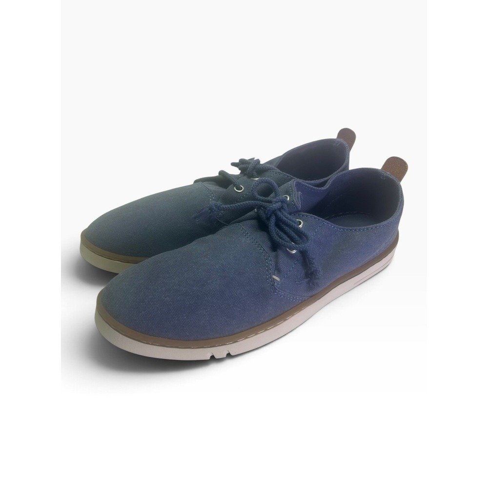 Timberland Hookset Canvas Sneakers Mens Size 8 M Blue Low Lace NIB